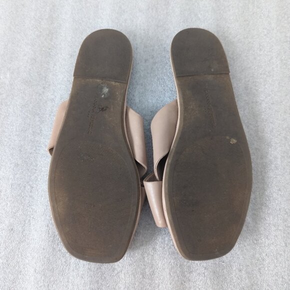 Banana Republic Crossover Slides Size 7 Blush Color Summer - Picture 4 of 5